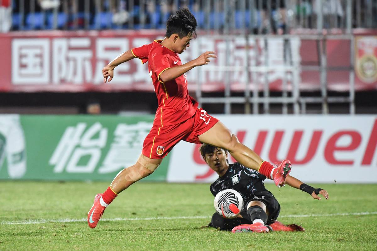 【四国赛】三战全胜强势夺冠！U16国足4比2韩国U16